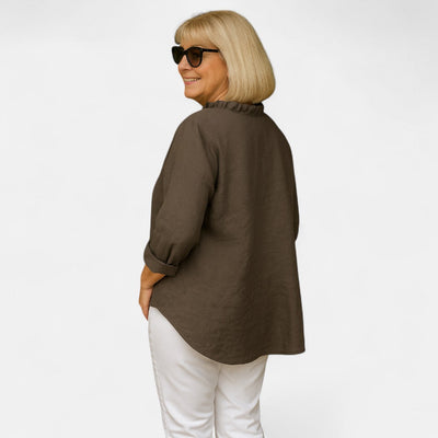 Nina™ | Cozy Ruffle Blouse