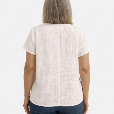 Nina™ | Stylish Buttoned Blouse